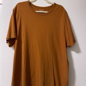 Madewell Men's Tan Short Sleeve Tee